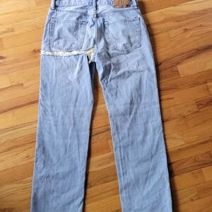 American Eagle Outfitters Light Blue High-Rise Jeans